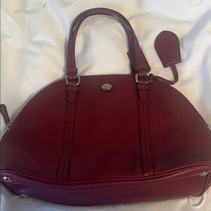 Elegant Burgundy Handbag